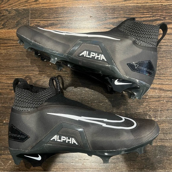 Nike Alpha Menace Elite 3 ‘Black Grey’ DM1792-004 Size 13 - Picture 1 of 8